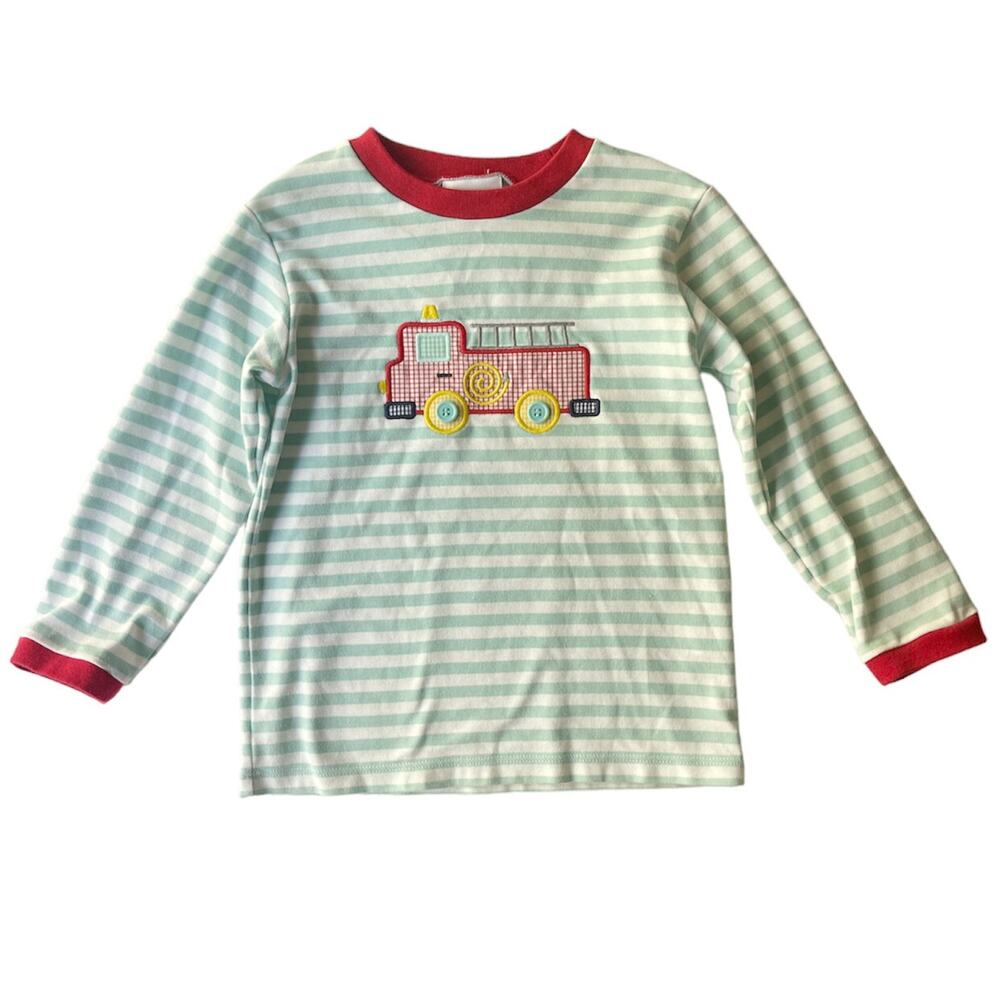 Shrimp & Grits Firetruck Shirt 4-5